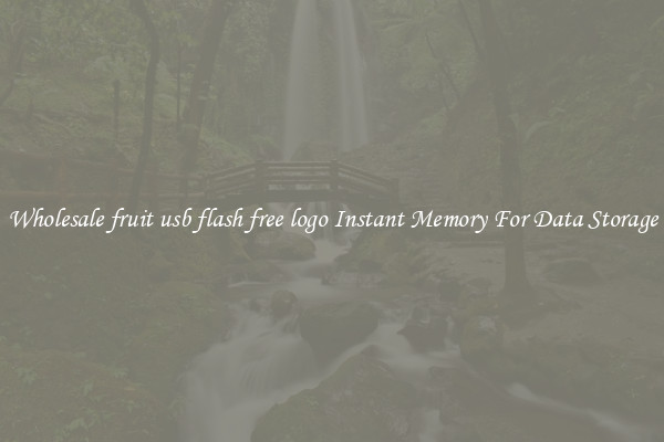 Wholesale fruit usb flash free logo Instant Memory For Data Storage