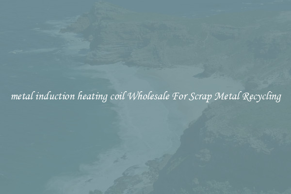 metal induction heating coil Wholesale For Scrap Metal Recycling